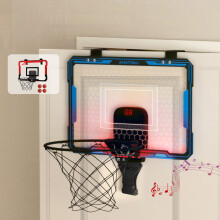 (Blue/3 Gaming Mode) Dekko Mini Basketball Hoop Door Indoor Game with