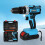 Traderight 21V Cordless Drill Driver Kit 2x2.0Ah 1