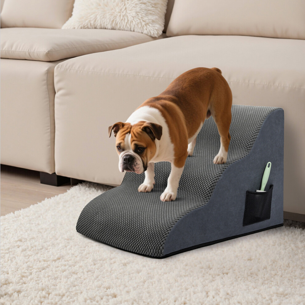Skylos 3-Step Pet Stair Dog Ramp For Sofa Bed