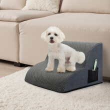 Skylos 2 Step Dog Ramp Pet Stairs for Small Dogs