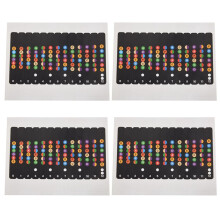 4X Learning to  with A Note Sticker for the Fretboard Comb Suitable for Electric Guitar, Acoustic Guitar