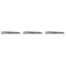 3X Stainless Steel Extra Long Handled Shoe Horn Shoe Lifter Durable Tool Silver, 30cm/11.8Inch