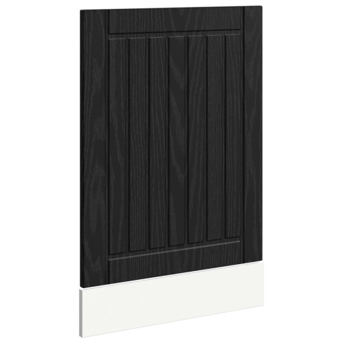 VidaXL vidaXL Dishwasher Panel LUCCA Black Oak 45 x 1.5 x 57 cm 1