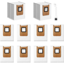 10 Pack Replacement Dust Bags Compatible for E28 Omni/ E25 Omni Vacuum Cleaner for Home Cleaning