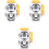 10 St 3D Analog Joystick Sensor Modul Potentiometer för PS4 PS4 Pro Controller Reparationsdelar 4