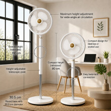 Breezeline Pro Mist Standing Indoor & Outdoor Fan & Outdoor High Speed Fan
