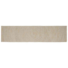 vidaXL Area Rugs Natural and White 80 x 400 cm Jute