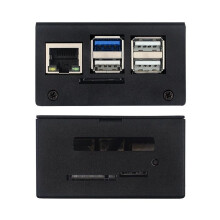 For Orange Pi 3B Metal Case with Cooling Fan Durable Protective Enclosure
