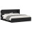 VidaXL vidaXL Headboard Cabinet with Storage Black Engineered Wood 3