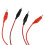 2X 1M Double-End Alligator Clips Test Lead Jumper Wire 6