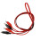 2X 1M Double-End Alligator Clips Test Lead Jumper Wire 2