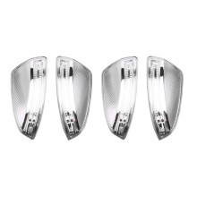 4x Left / Right W204 Door Rear View Mirror Side Mirror Turn Signal Lights for for Ml Class C-Class W204