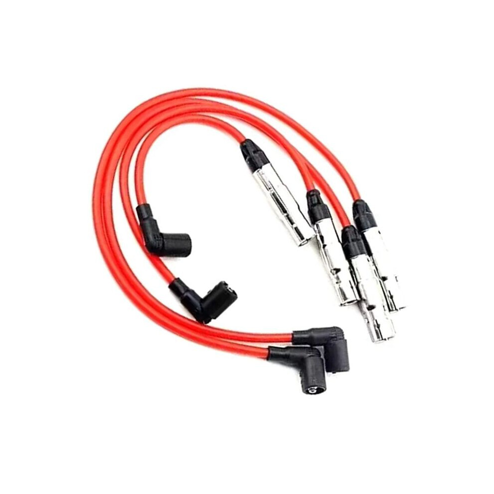 Ignition Wire Set Ignition Wire 090153878 09015 3878 For Beetle Bora City 2.0L Orange 6033067972755