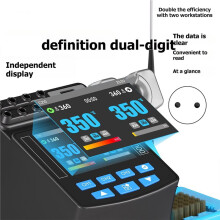 Display Soldering Station 200W Rapid Heating Dual Workstations for C210 C115 Handles EU PLUG