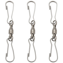 24 Pack Double Clip Swivel Hooks for Wind Spinners, Hanging Windsock, Bird Feeders