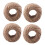 4pcs 100 Meter - Natural Textured Hessian Jute Twine String 1mm 1