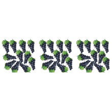 30 Bunches of Artificial Black Grapes Fake Fruit Home House Kitchen Party Wedding Decoration Photography