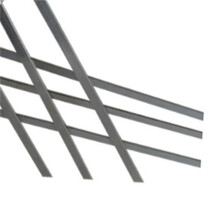 Kebab BBQ Stainless Steel Skewers with Wooden Handles Flat Reusable Metal Skewer Sticks with Storage Pouch 12Pcs