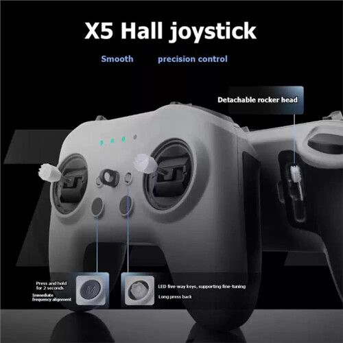 T8L Radio Controller ExpressLRS 2.4GHz Module Ergonomic Gamepad Design for FPV Drone RC  B 2