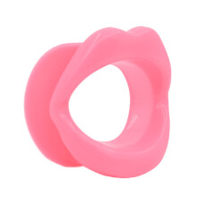 (Pink)Silicone Bdsm Mouth Gag Suitable For Daily Couples Bondage Fun Adult Sex Toy