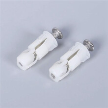 5X Toilet Screws and Toilet Lid Screws Stainless Steel Top Fixing Hinges Screws, for Toilet Replacement Parts