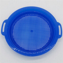 12PCS Stop Sand Sifter Sieves Toy for Sand Beach 12 Pack Set Red Yellow Green for Children Kids Toy