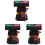 3X AC 220V Yellow Light -OFF START STOP Momentary Push Button  1 NO 1 NC 1