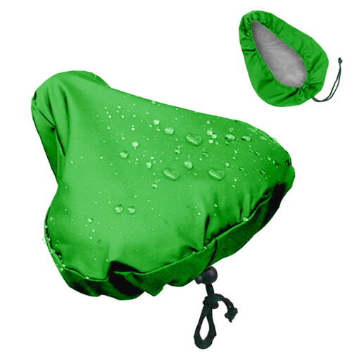 2-pack waterproof saddle cover with drawstring / Rain cover for bicycle saddle MultiColor 1