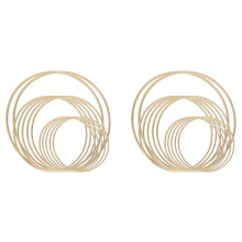 Dream Catcher Rings 24Pcs Wood Bamboo Floral Hoop for DIY Wreath Decor Wedding Wreath Decor and Wall Hanging
