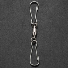 36 Pack Double Clip Swivel Hooks for Wind Spinners, Hanging Windsock, Wind Chimes Crystal Twisters Party Supply