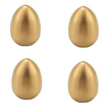4X Stainless Steel Cruet Bottles Season Salt Shaker Cans Pepper Shakers Condiment Box Cooking Seasoning Bottle BBQ Gold