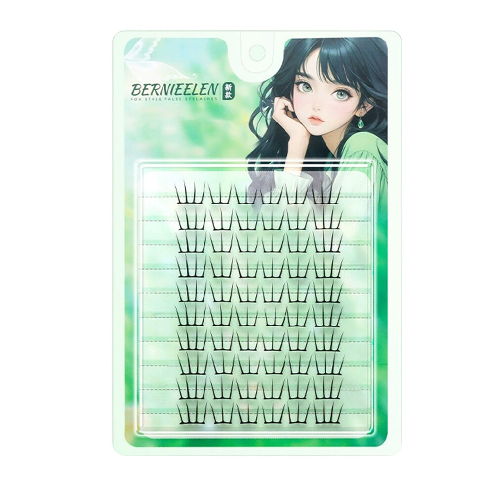 Reach-Tools (10 Rows Glue Needed) Korean Arc Lash Natural Curly False Eyelashes