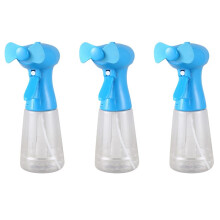 3X Fan with Water Spray Misting Fan Handheld - Misting Fan with Mist As Battery Operated Fan Water Bottle Sprayer(300Ml)
