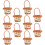 10St Draagbare Mini Mandjes Plastic Voor Snoep En Snacks 1