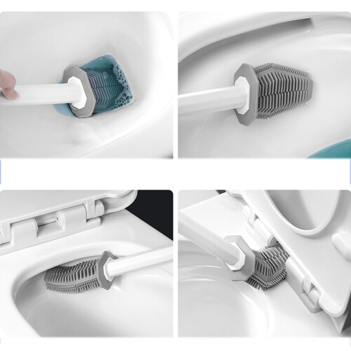 Toilettenbürste mit Wandhalterung White 2