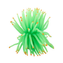3X Aquarium Decorative Green Silicone Sea Anemone Fish Tank Ornament