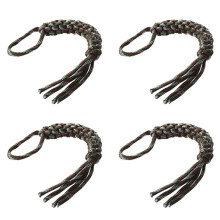4X Woodland Digital Camo Paracord Square Weave Knife Lanyard
