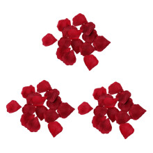 900Pcs Fabric Rose Petals Flower Favors for Wedding Party Decoration Red
