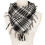 4X Unisex Scarf Polyester  Plaid Tassel Arab Desert Shemagh,Black 2