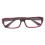 2X Plastic Full Rim Frame Clear Lens Glasses Spectacles Black  for Women 5