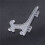 36Pcs 3 Inch Plastic Easels or Plate Holders Display Dinner Plate (Transparent) 4