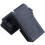 64 Pcs Black Plastic Rectangular Blanking End Caps Inserts 20mm X 40mm 4