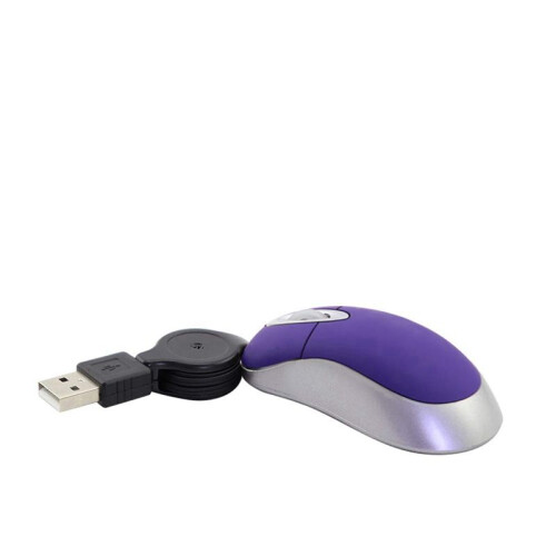 2X  USB Wired Mouse Retractable Tiny Small Mouse 1600 DPI Optical Compact Travel Mice for Windows 98 2000 XP 2