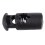 Diameter 8 mm Hole, Cord Cord Stopper Laces Snap Hook, Black, 50 Pcs 4