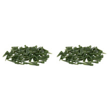 200 Pcs Green Plastic Tapered Pinhead Glue Liquid Dispenser Needles 14G