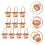 10St Draagbare Mini Mandjes Plastic Voor Snoep En Snacks 9
