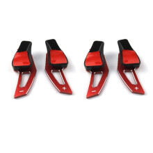 4x Steering Wheel Shift Paddle For- 6 Mk5 Mk6 R20 R36 Cc Shifter Extension(Red)