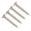 2X 3 String Guitar  String Bridge Bridge Pull String Hard Tail Guitar Bridge Tail 3 String Guitar Replacement Silver 5