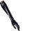 3X Long Gloves in Leather Optics One Size Black - Black 8