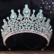 (2) Sparkly Rhinestone Princess Crown for Adults